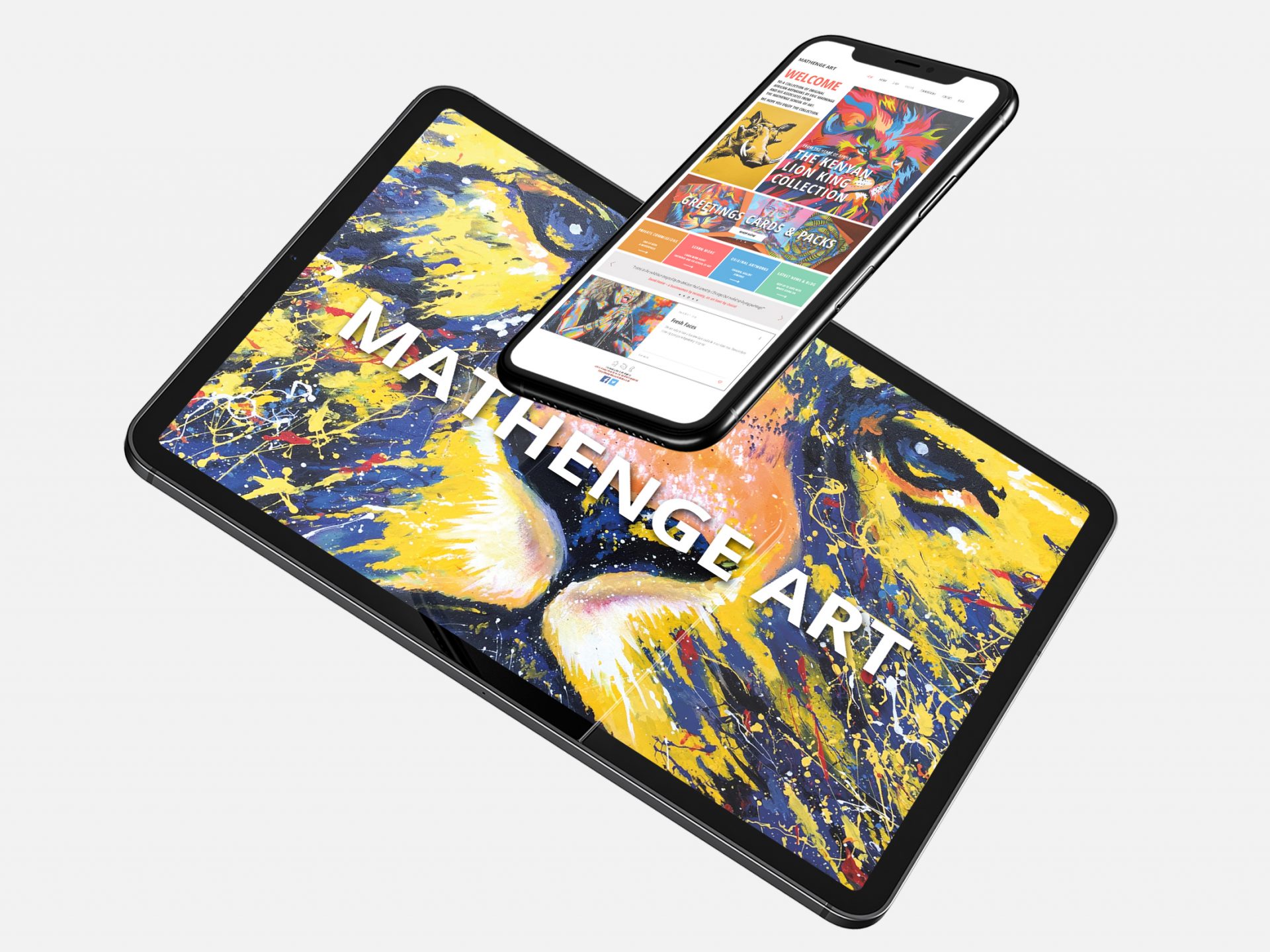 Mathenge Art Website Design